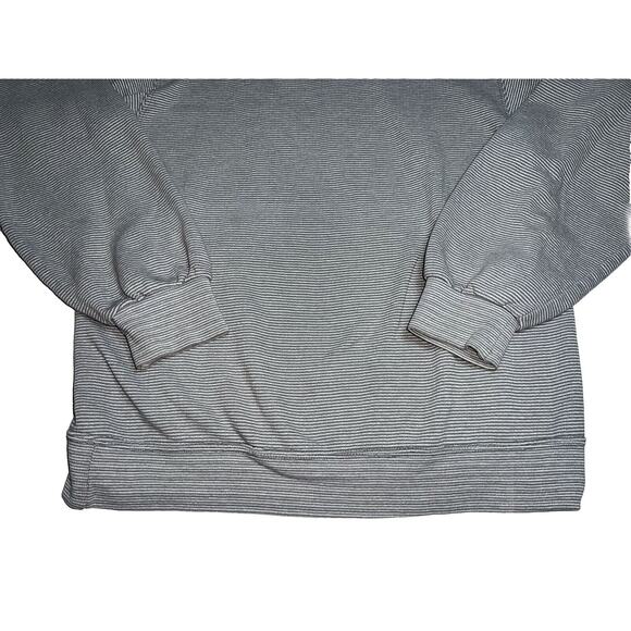 Dollywood Hoodie Sweatshirt Size S Gray Striped Blue Butterfly Dolly Parton - Picture 16 of 16